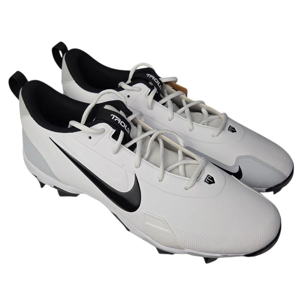 Nike Force Trout 9 Keystone RM Baseball Cleats Mens 13 White Black Fastflex NEW